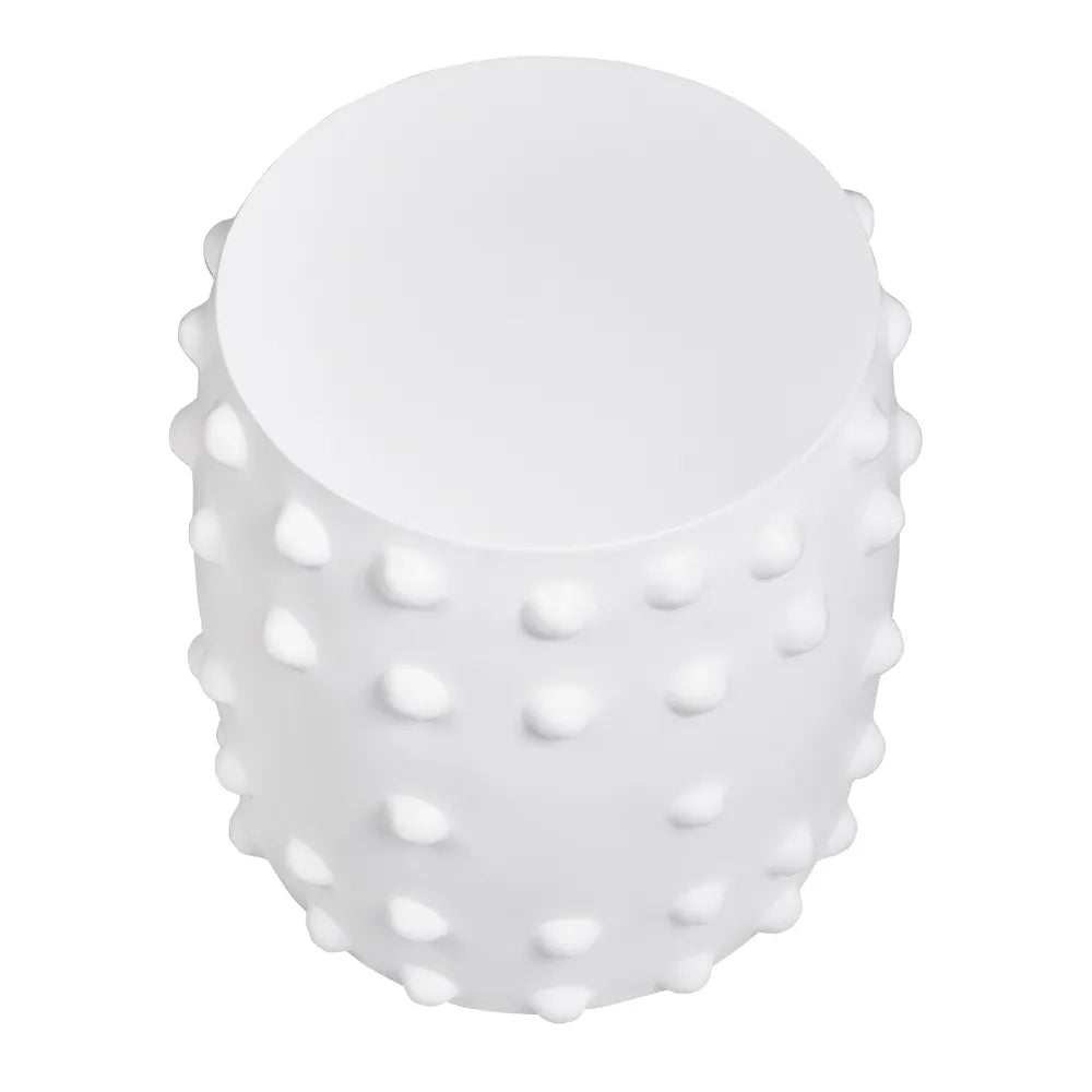 Otto Concrete Stool - White