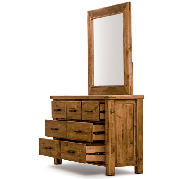 Niles 7 Drawer Dresser with Mirror