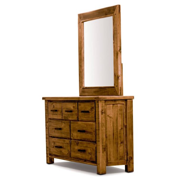 Niles 7 Drawer Dresser with Mirror
