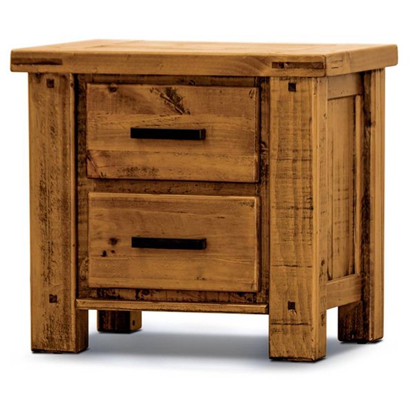 Niles 2 Drawer Bedside Table