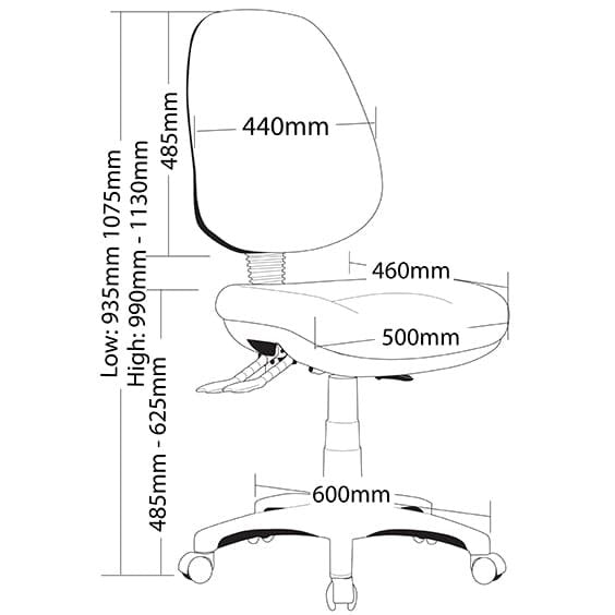 P350 High Back Ergonomic Office Chair