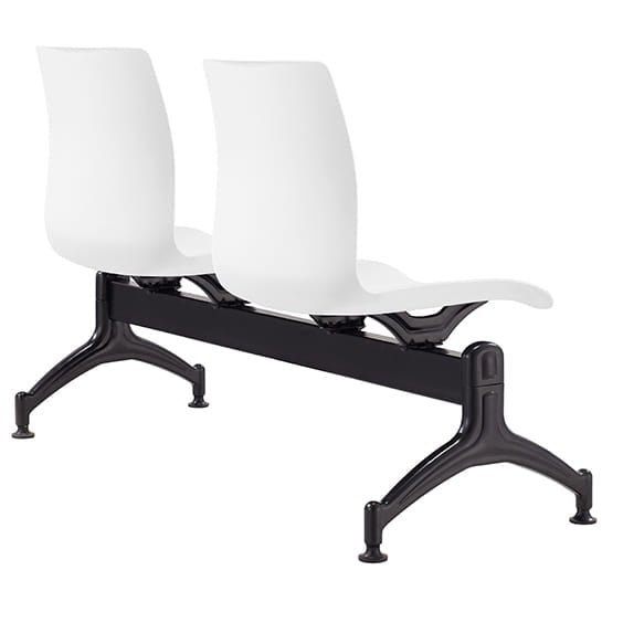 POD 2 Seater Beam Seat - White