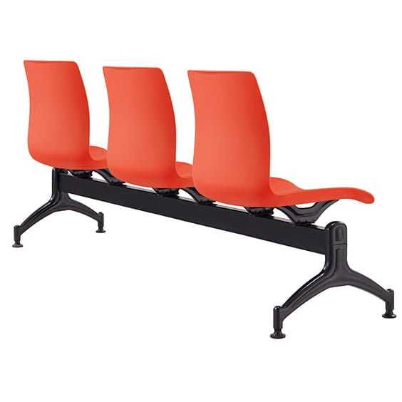 POD 3 Seater Beam Seat - Red