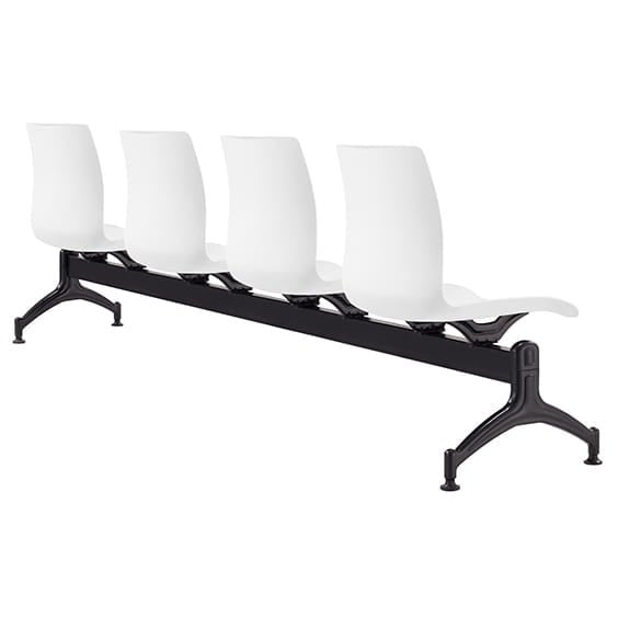 POD 4 Seater Beam Seat - White