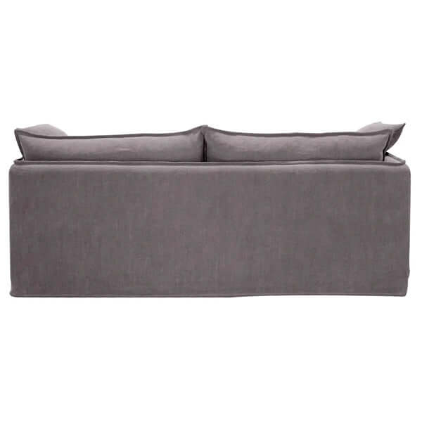 Palm Beach 3 Seater Slip Cover Sofa - Slate Grey Linen