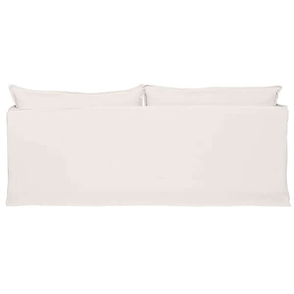 Palm Beach 3 Seater Slip Cover Sofa - White Linen