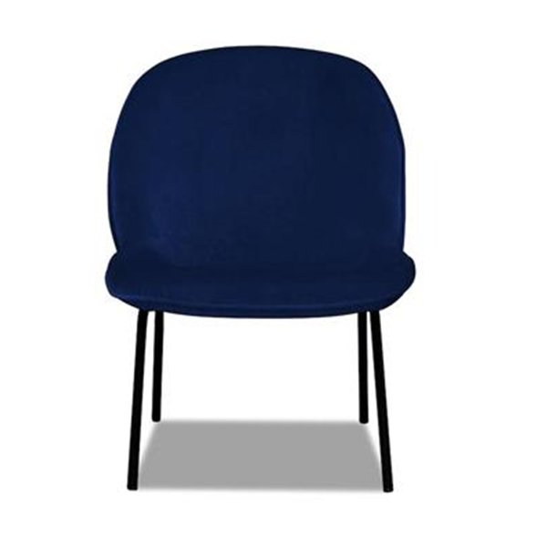 Park Lane Velvet Accent Chair - Navy