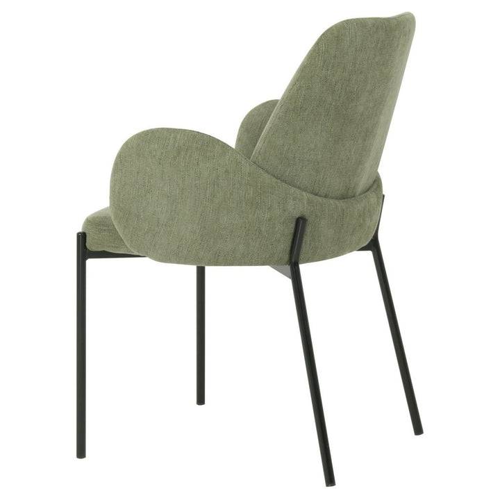Parry Upholstered Dining Chairs (Set of 2) - Sage