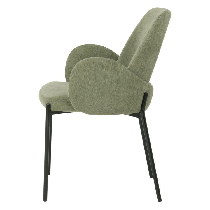 Parry Upholstered Dining Chairs (Set of 2) - Sage