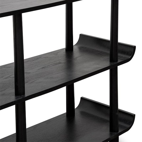 Payton Wooden Shelving Unit - Black