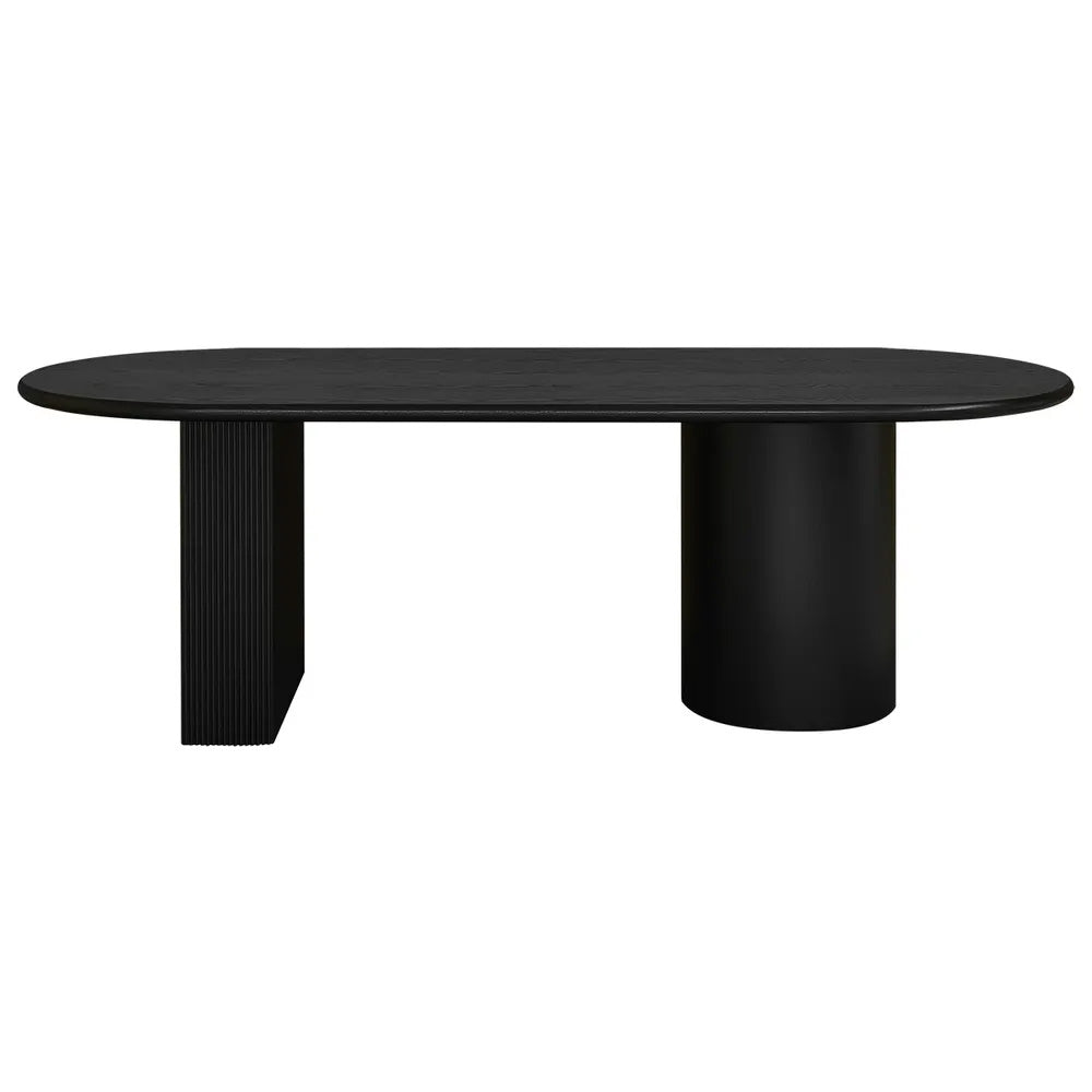 Picton Oval Dining Table - Black