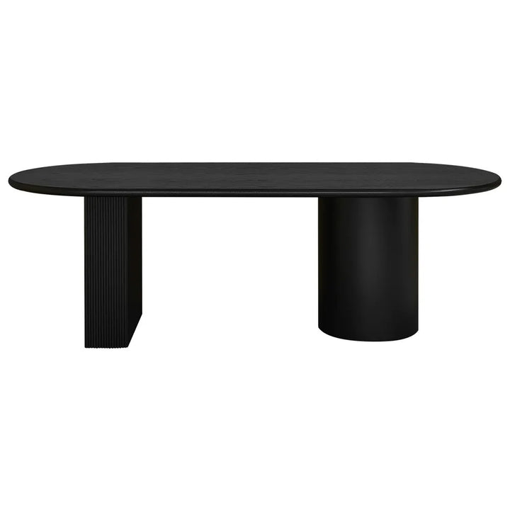 Picton Oval Dining Table - Black