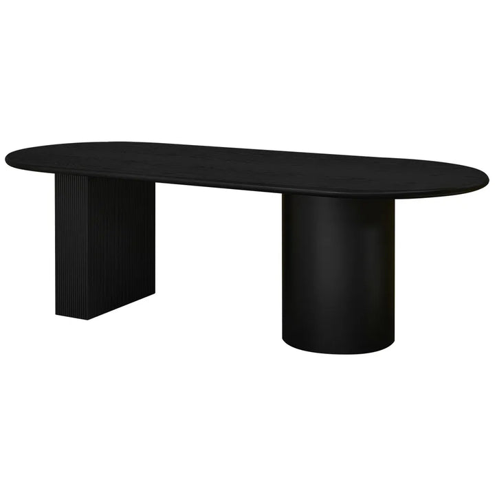 Picton Oval Dining Table - Black