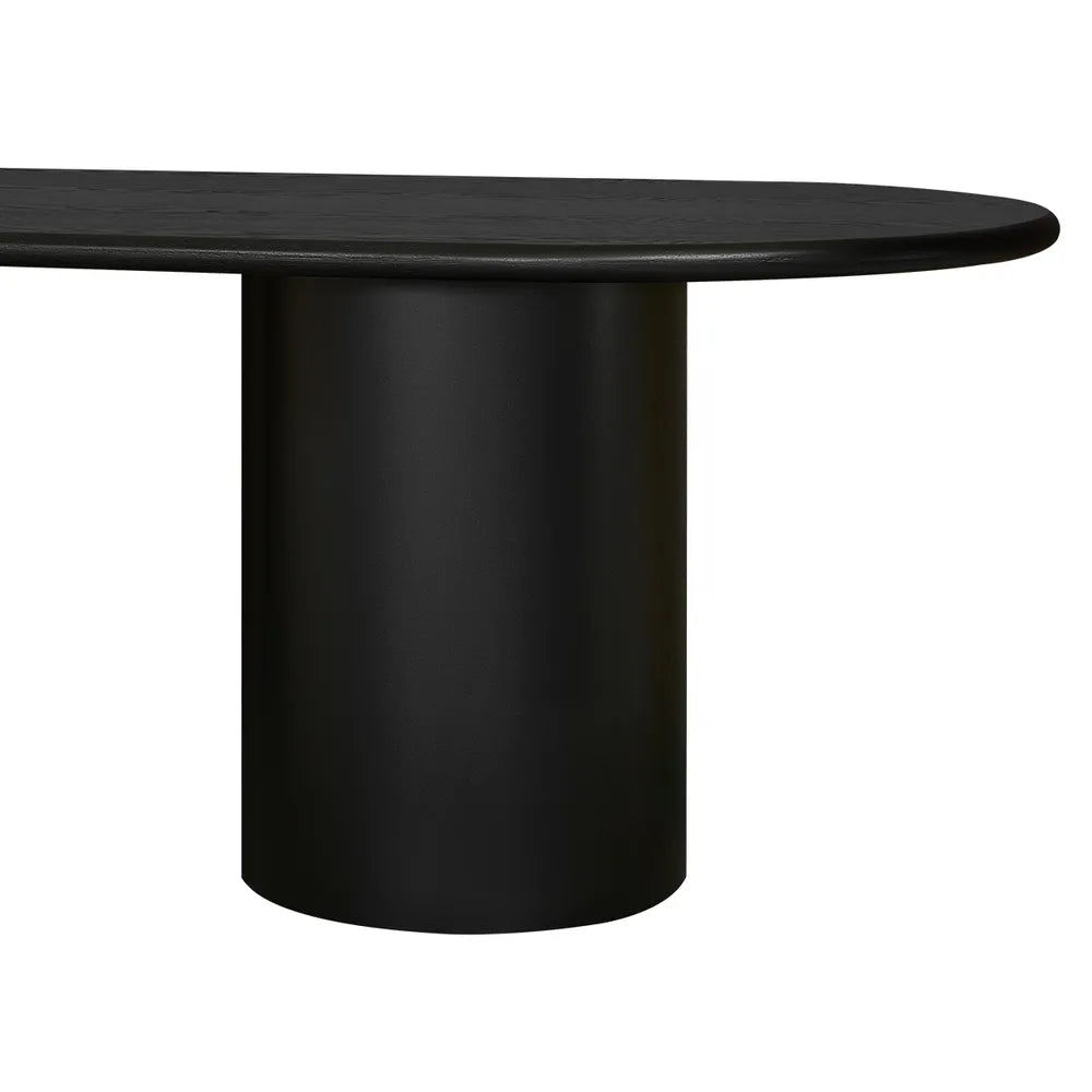 Picton Oval Dining Table - Black