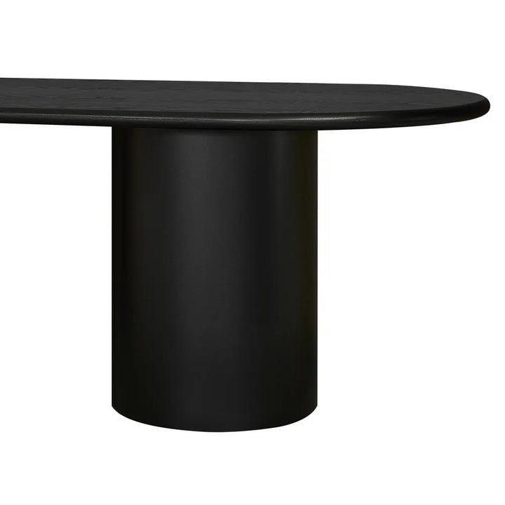 Picton Oval Dining Table - Black