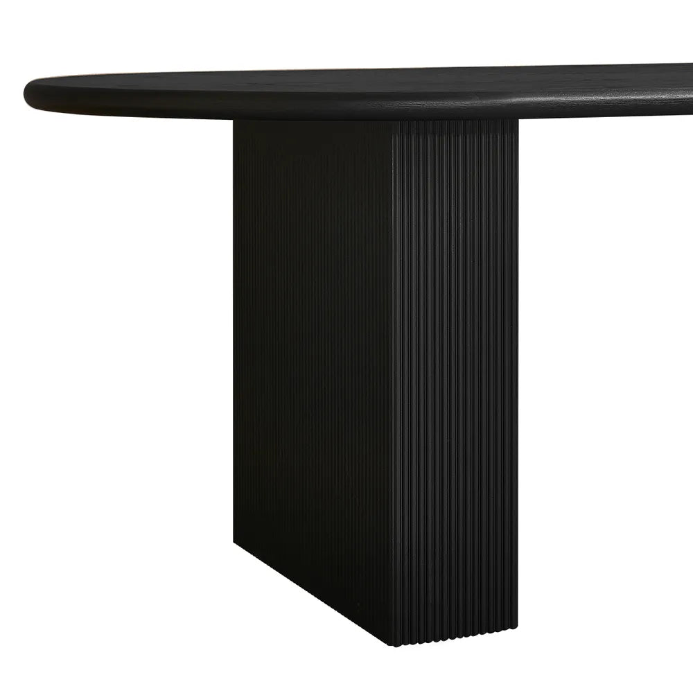 Picton Oval Dining Table - Black