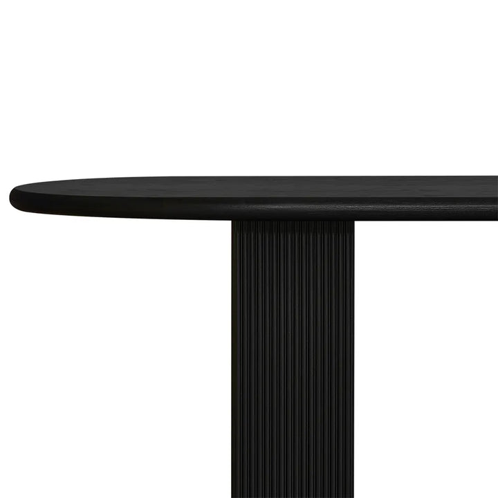 Picton Oval Dining Table - Black