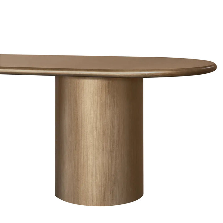 Picton Oval Dining Table - Gold
