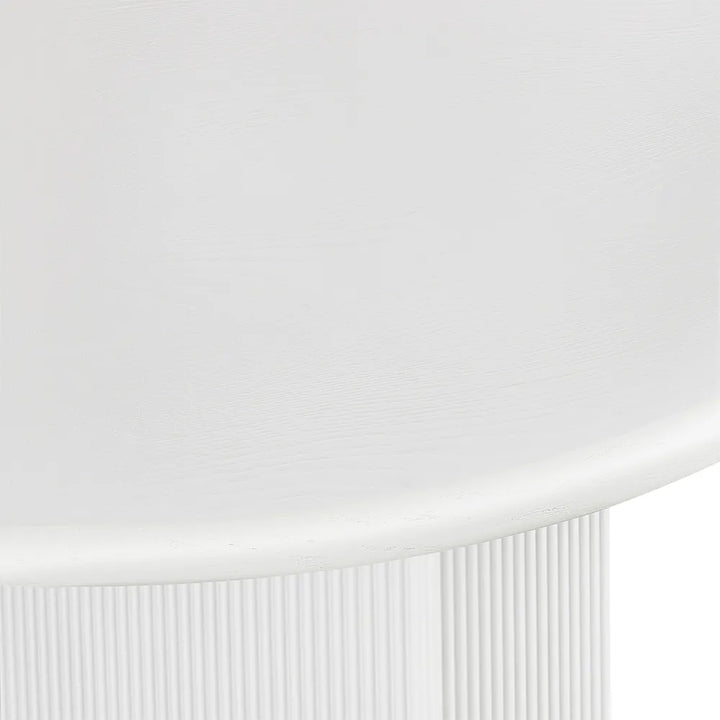 Picton Oval Dining Table - White