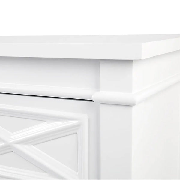 Plantation 6 Drawer Chest - White