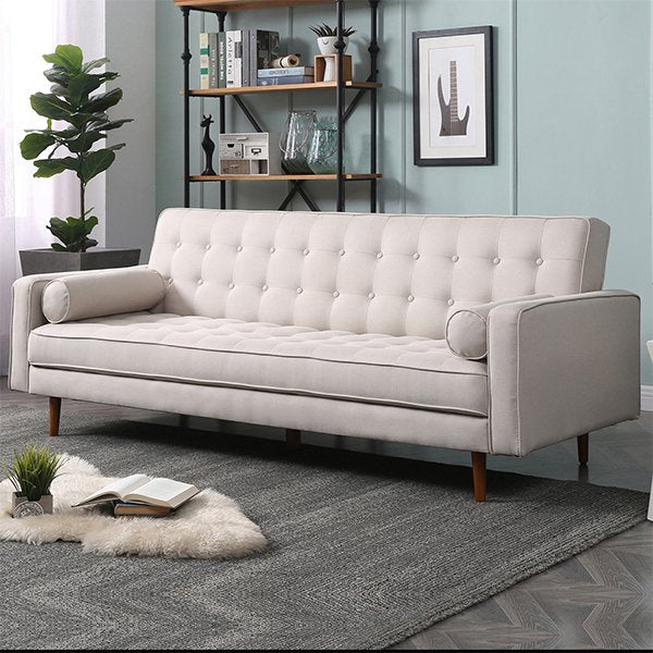 Plast 3 Seater Sofa Bed - Beige