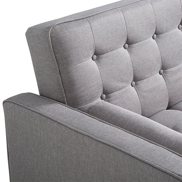 Plast 3 Seater Sofa Bed - Grey