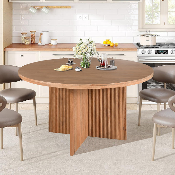 Ponderosa Solid Timber Round Dining Table