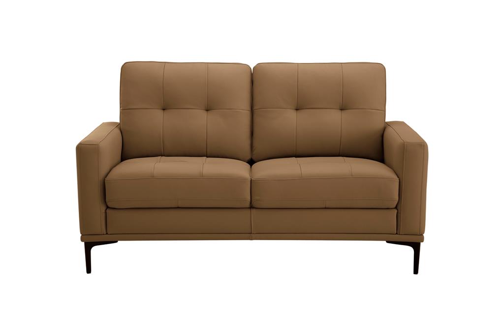 Prophet 2 Seater Leather Sofa - Desert