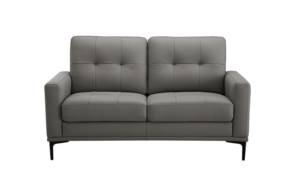 Prophet 2 Seater Leather Sofa - Storm