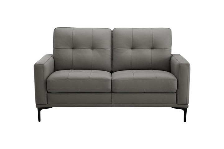 Prophet 2 Seater Leather Sofa - Storm