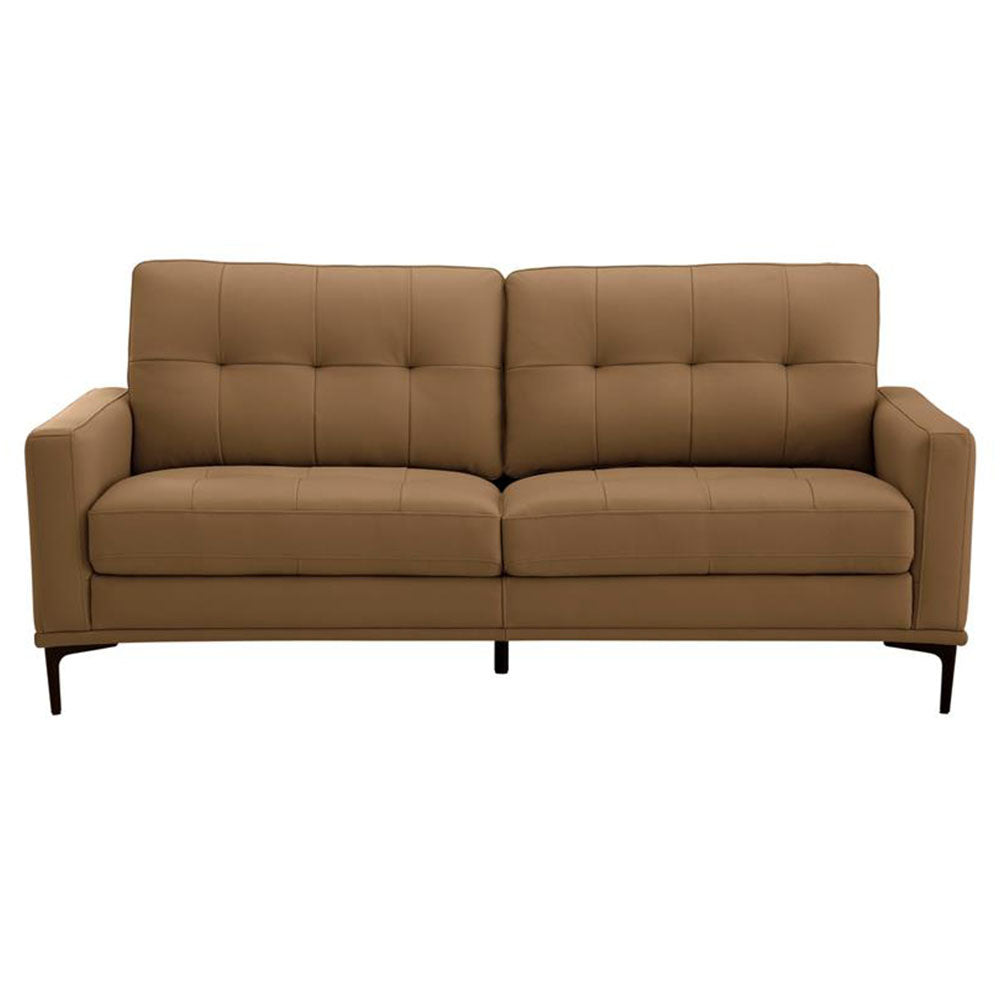 Prophet 3 Seater Leather Sofa - Desert
