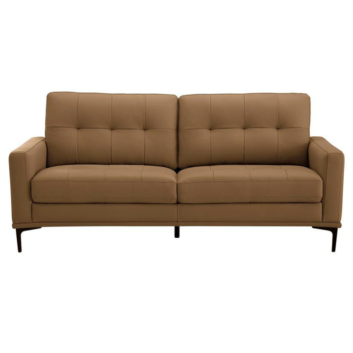 Prophet 3 Seater Leather Sofa - Desert