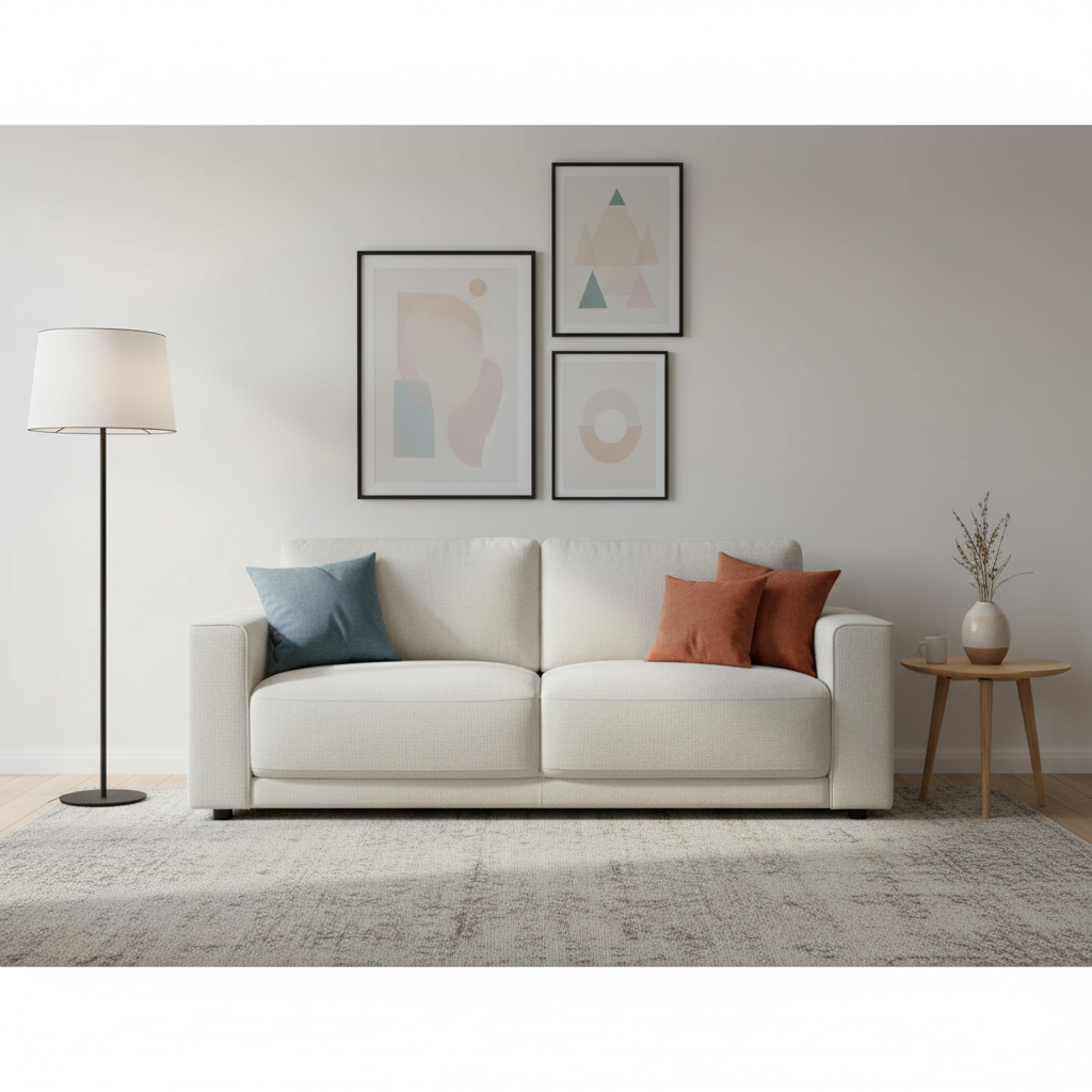 Quirindi 3 Seater Sofa - Neutral