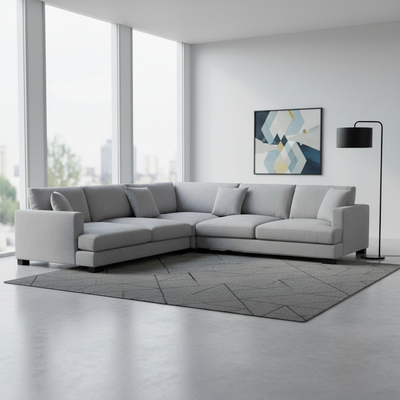 Quirindi Corner Modular Fabric Sofa