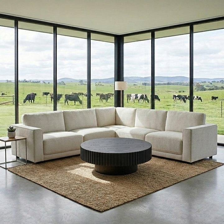 Quirindi Corner Sofa - Neutral