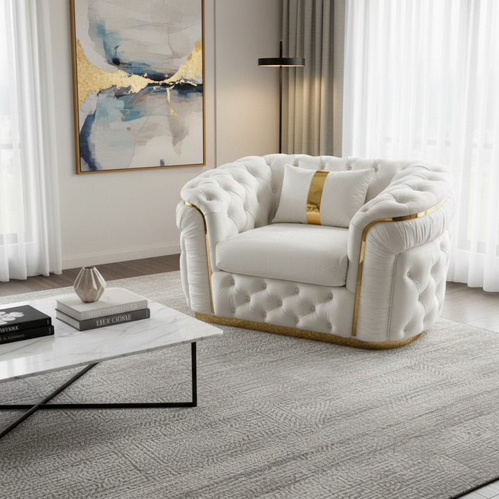 Raleigh Velvet Armchair