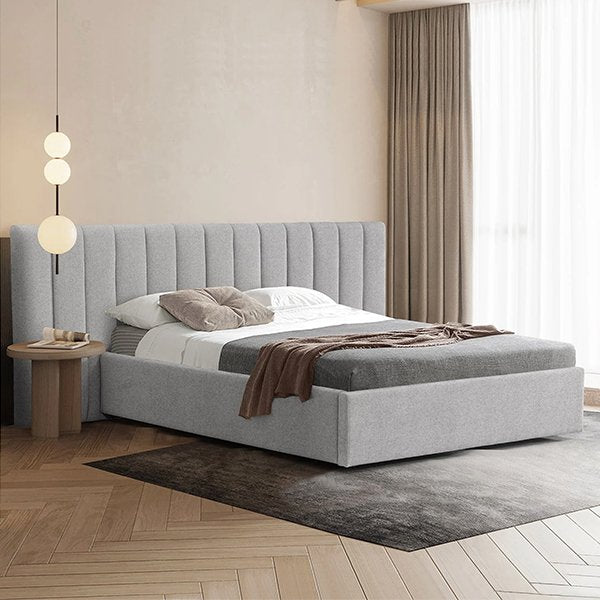 Ralph Wide Base King Bed Frame - Spec Grey