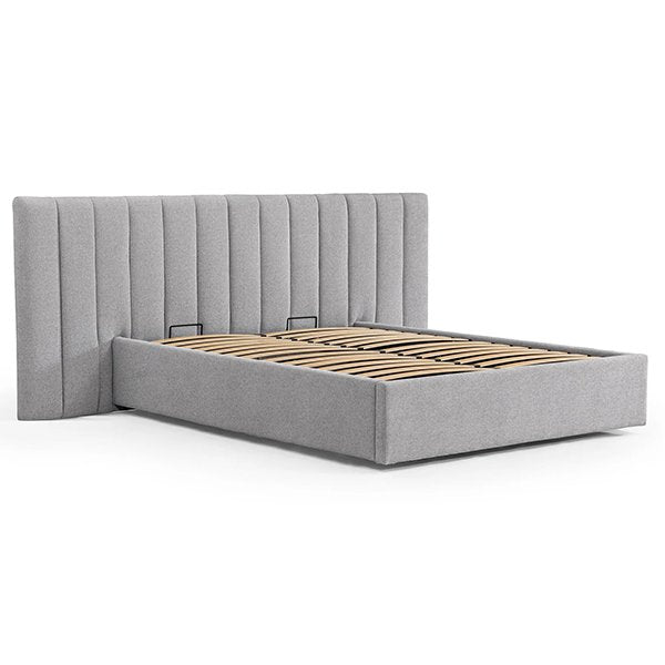 Ralph Wide Base King Bed Frame - Spec Grey