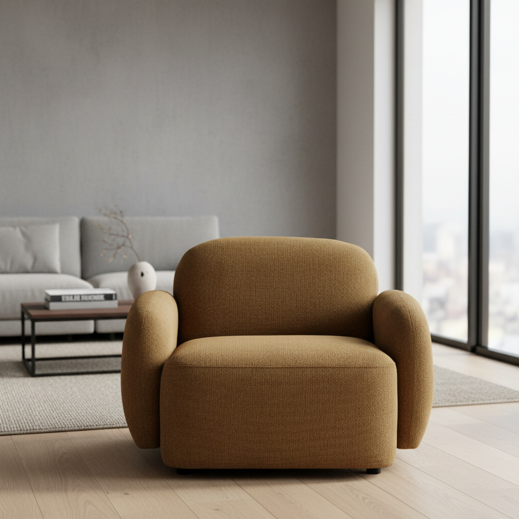 Ramona Occasional Chair - Toffee