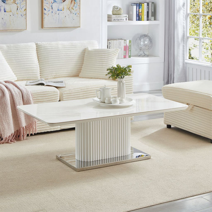 Randwick Designer White Coffee Table