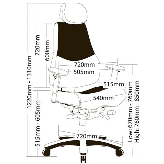 Ranger Multi Shift High Back Heavy Duty Ergonomic Office Chair