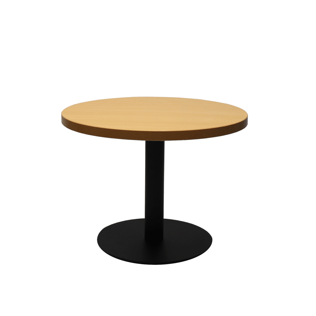 Rapidline Round Coffee Table - Black Disc Base