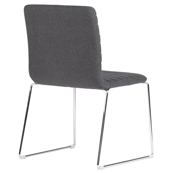 Raven Upholstered Breakout Chair - Charcoal