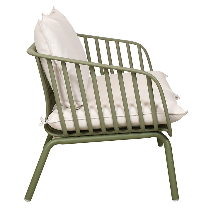 Ravona 4-Piece Outdoor Lounge Setting - Green