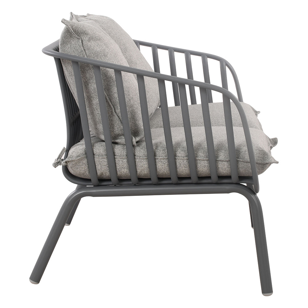 Ravona 4-Piece Outdoor Lounge Setting - Grey