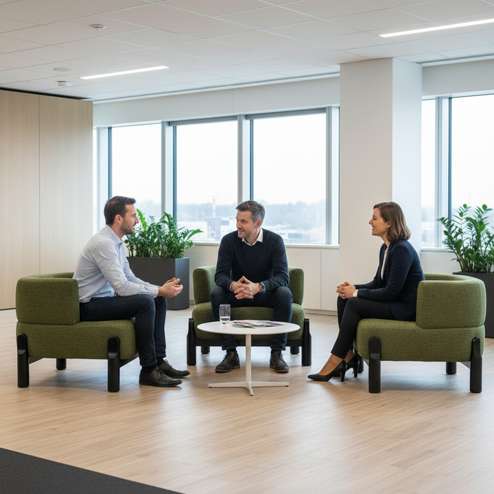 Richmond Occasional Chair - Olive Chenille