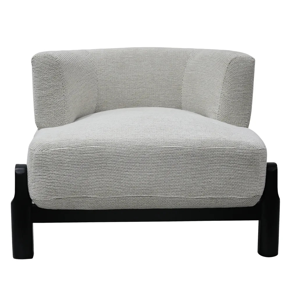 Richmond Occasional Chair - White Chenille