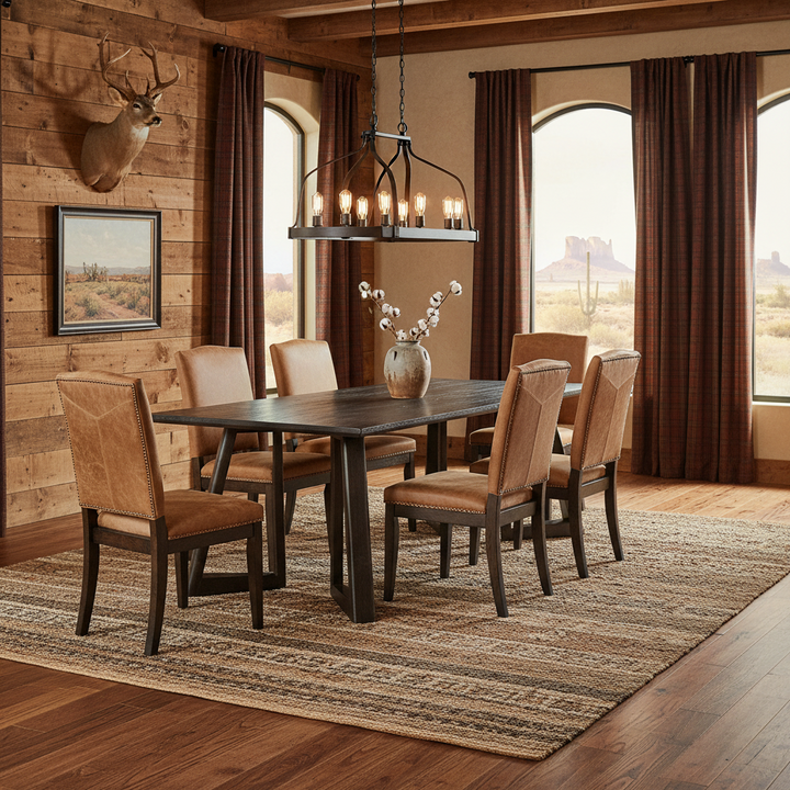 Rio Rancho 220cm Solid Timber Dining Table