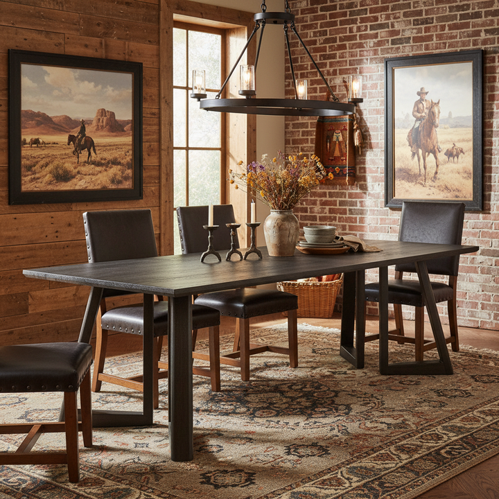 Rio Rancho 280cm Solid Timber Dining Table