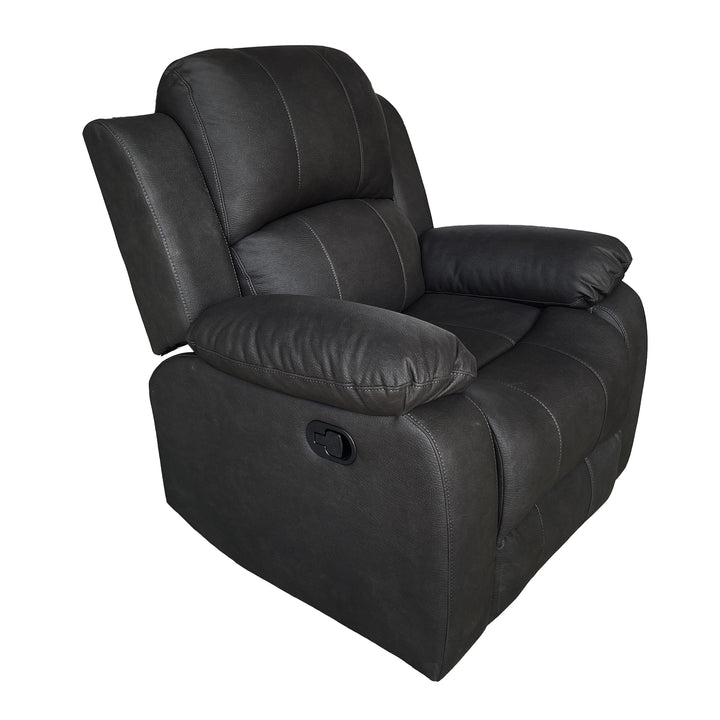 Rivoire Manual Recliner Armchair - Black